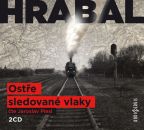 Největší obrázek výrobku Ostře sledované vlaky - 2 CD (Čte Jaroslav Plesl) Hrabal Bohumil Největší obrázek výrobku Ostře sledované vlaky - 2 CD (Čte Jaroslav Plesl) Hrabal Bohumil
