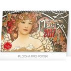 Nejv�t�� obr�zek v�robku kalend�� Kalend�� stoln� 2017 - Alfons Mucha, 14,5x23,1cm autor neuveden