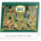 Nejv�t�� obr�zek v�robku kalend�� Kalend�� stoln� 2017 - Josef Lada/V lese autor neuveden