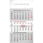 Největší obrázek výrobku kalendář Kalendář nástěnný 2017 - 3měsíční standard/šedý s českými jmény autor neuveden Největší obrázek výrobku kalendář Kalendář nástěnný 2017 - 3měsíční standard/šedý s českými jmény autor neuveden