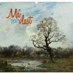 Nejv�t�� obr�zek v�robku kalend�� Kalend�� n�st�nn� 2017 - M� vlast/Pocta �esk� krajinomalb� autor neuveden