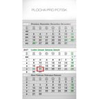 Nejv�t�� obr�zek v�robku kalend�� Kalend�� n�st�nn� 2017 - Eco �ed�/3m�s��n� s �esk�mi jm�ny autor neuveden