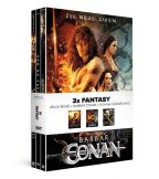 Nejv�t�� obr�zek v�robku 3x Fantasy (3 DVD): Barbar Conan, V�lka boh�, Hon na �arod�jnice autor neuveden