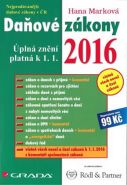 Největší obrázek výrobku Daňové zákony 2016 - Úplná znění platná k 1. 1. 2016 Marková Hana Největší obrázek výrobku Daňové zákony 2016 - Úplná znění platná k 1. 1. 2016 Marková Hana