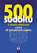 Nejv�t�� obr�zek v�robku 500 sudoku - 6 stup�� obt�nosti v�etn� 20 netradi�n�ch sudoku (modr�) autor neuveden