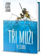 Nejv�t�� obr�zek v�robku kniha T�i mu�i ve �lunu Jerome Jerome Klapka